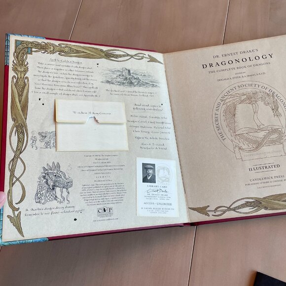 Bundle of 2 Kids Dragon Books - Dragonology & The Book of Dragons - Picture 5 of 12